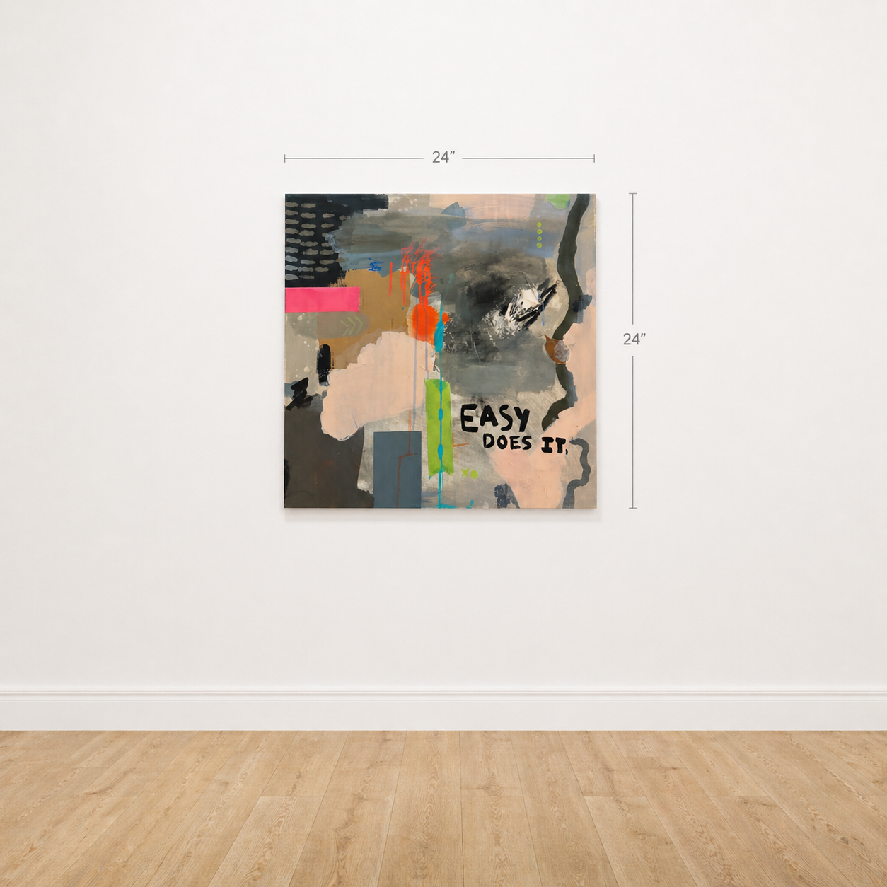 'Easy Does It' - 24 x 24