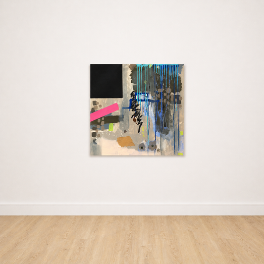 'Glacier Love Notes' 24 x 24